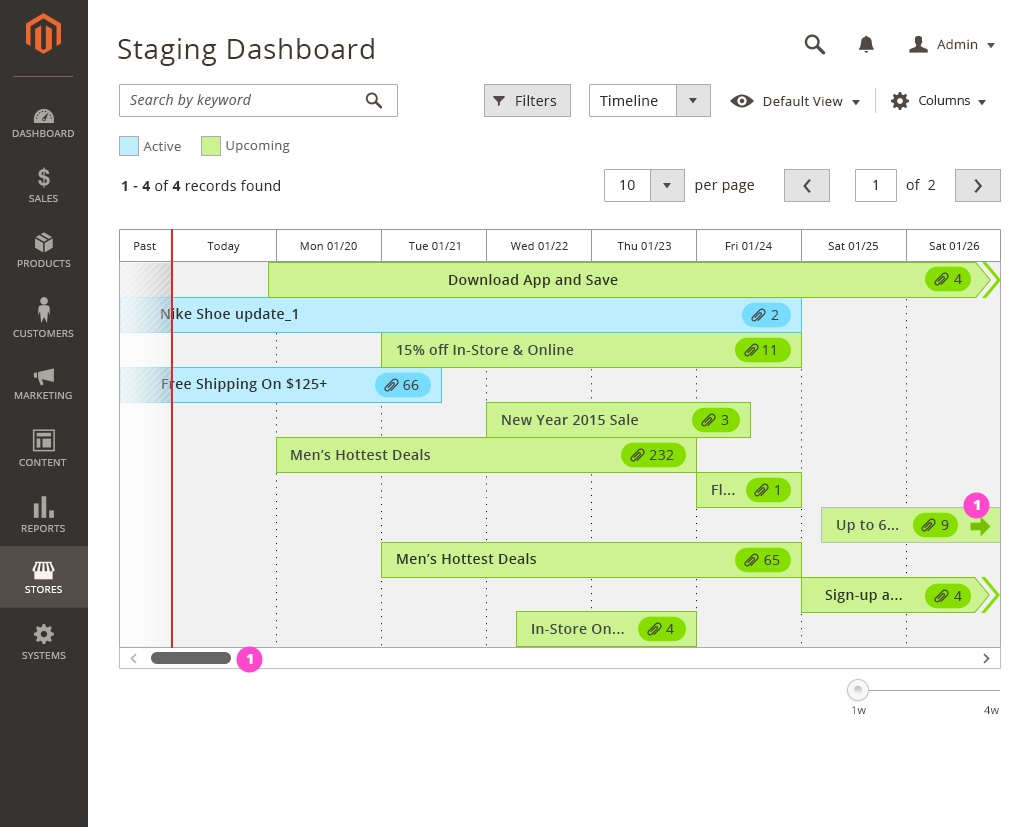 Staging Dashboard 0006 timeline notes