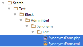 Form mapping block