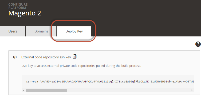 Deploy Key