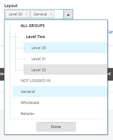 view the configuration