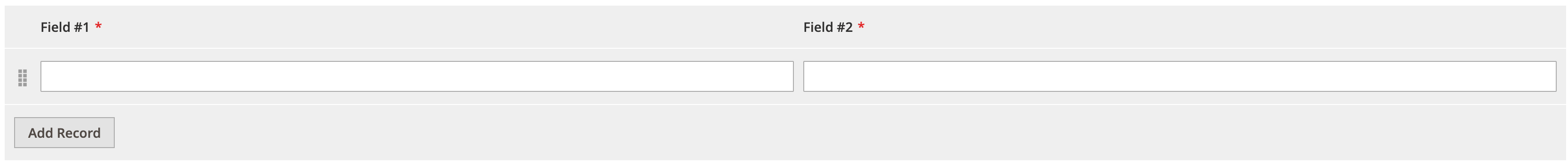 DynamicRows Component example