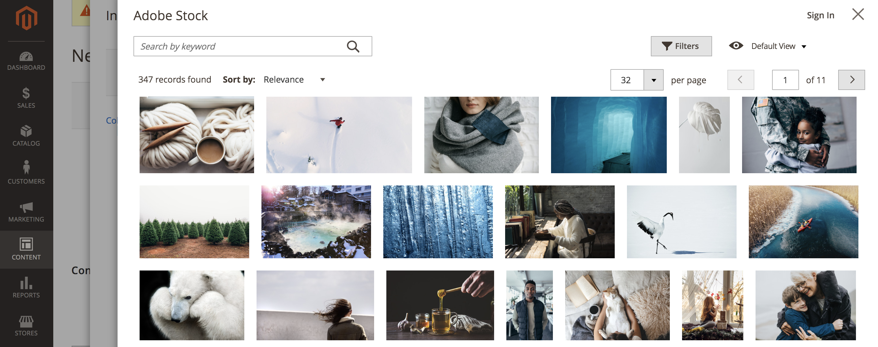 Adobe Stock Search Results