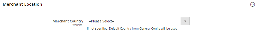 Merchant Country