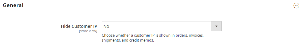 Sales configuration - general sales settings