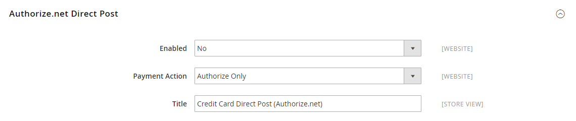 Enable Authorize.Net Direct Post (Deprecated)