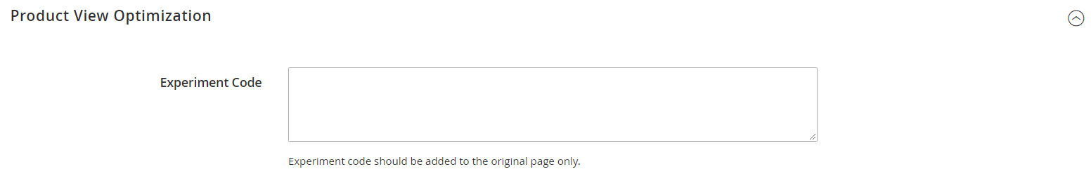 Product view optimization