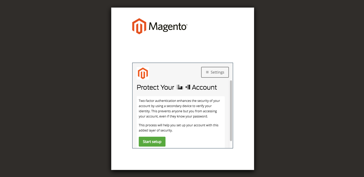 Example storefront - Duo setup