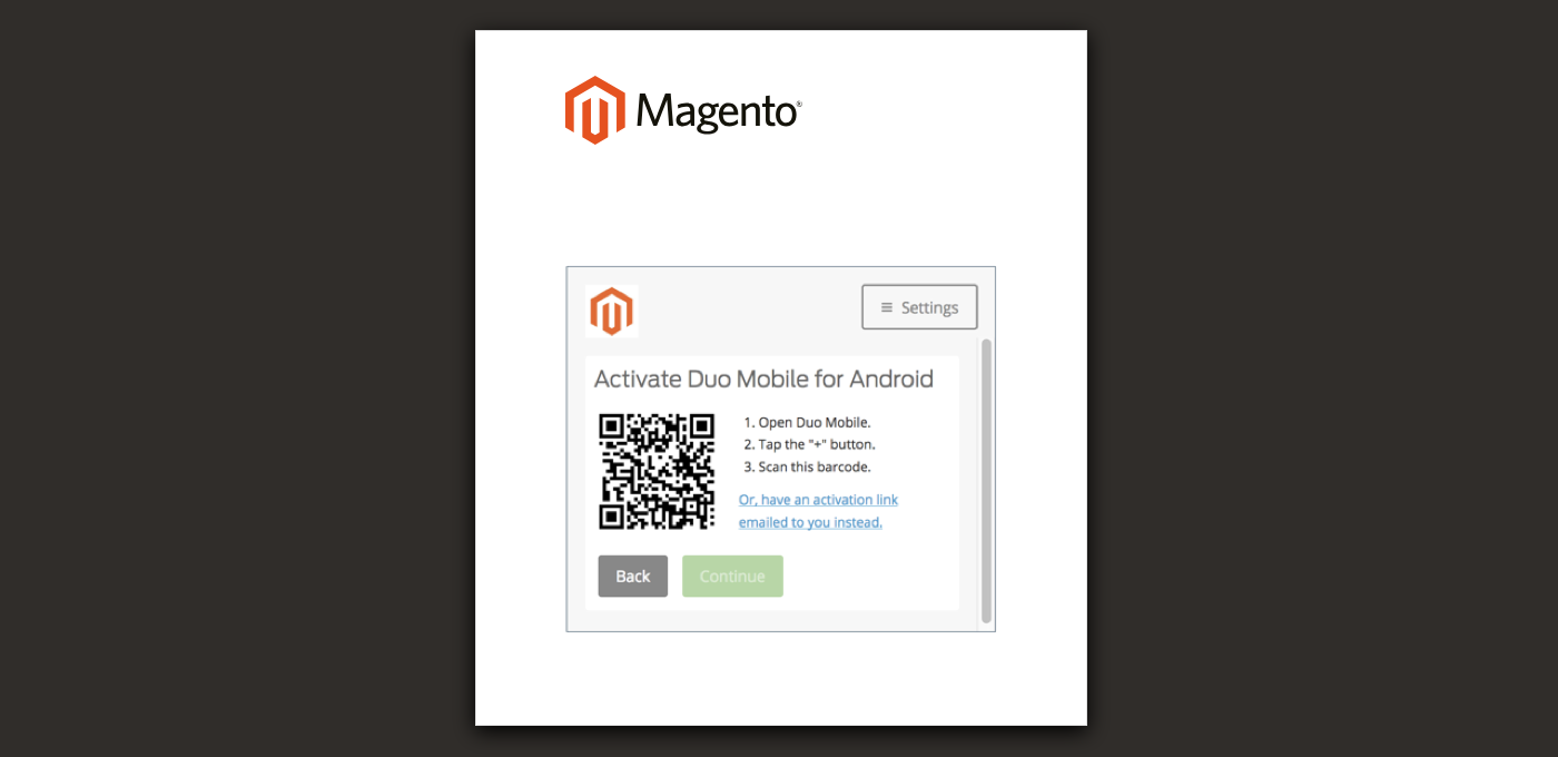 Duo authentication - verification code