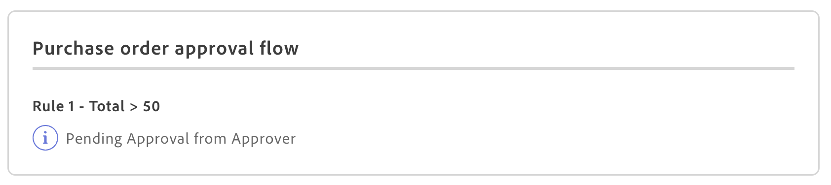 PurchaseOrderApprovalFlow container