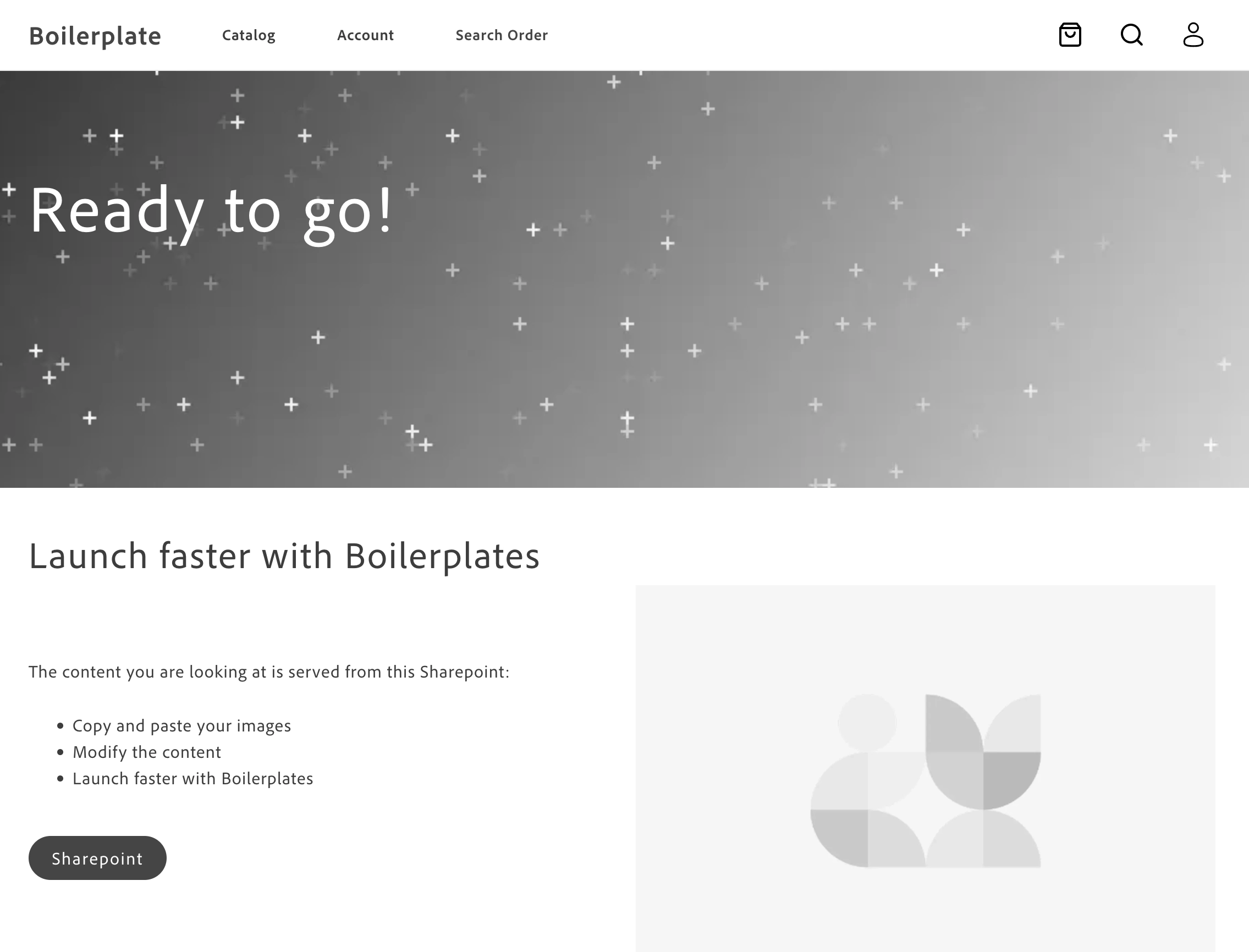 Boilerplate Home Page