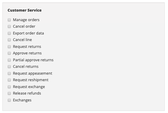 Roles & Permissions